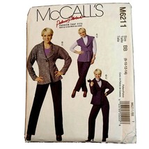 McCall&#39;s Misses&#39; Vest,Jacket,Pants Pattern M6211 Size 8-14 UNCUT - $5.08