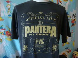 Vintage 90&#39;s PANTERA 1998 Tour Heavy Metal Band Tee Concert T Shirt Size L - £69.98 GBP