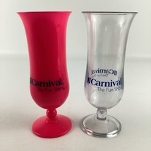 Carnival Cruise Line The Fun Ship Souvenir Drink Hurricane Cups Cocktail Tumbler - £13.82 GBP