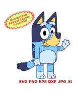 Bluey Download-Cricut/Silhouette/Canvas/Laser Engraving-Svg Png Dxf Eps Jpg Ai-C - $2.85