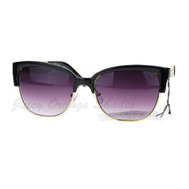 Mujer Cuadrado Cateye Moda Gafas Sol Diseñador Club Top - £8.09 GBP