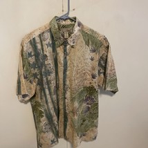 Men&#39;s TORI RICHARD Vintage cotton Large Lawn Floral Hawaiian Shirt NWOT - £45.82 GBP