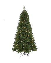 National Tree Company 6.5 ft. Pre-lit Artificial Mixed Pine Tree C210512 - £113.79 GBP