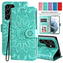 Magnetic Flip Leather Case For Samsung Galaxy S22 S21 S20 S10 S9 S8 Flip Cover - £41.04 GBP
