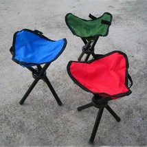 Folding Small Camping Stool Bench Portable Outdoor Travel Picnic Fishing... - £14.82 GBP