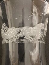 Vintage Home Interiors 4 Etched Winter Wonderland Horse Carriage Votive ... - $33.58