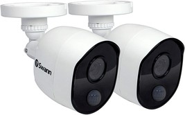  Swann PRO1080MSB 2 pack Thermal Sensor Security Cameras 1080p For Swann... - £159.66 GBP