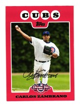 2008 Topps Opening Day #66 Carlos Zambrano Chicago Cubs - £1.49 GBP