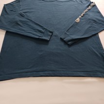 Carhartt Crewneck Men’s Teal Blue Cotton Shirt Long Sleeve Size XL image 7
