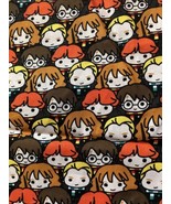 HARRY POTTER FABRIC Harry Potter Characters CAMELOT QUILTING COTTON  2/3... - £14.50 GBP