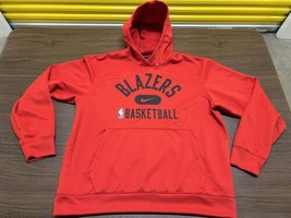 Portland Trail Blazers Men’s Red NBA Hooded Sweatshirt - Nike - Large - £31.38 GBP