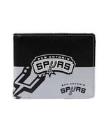 San Antonio Spurs NBA Men&#39;s Printed Logo Leather Bi-Fold Wallet - £12.35 GBP