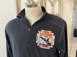 Columbia Mens Fleece Jacket USS New Mexico SSN 779 Patch US Navy Sub Coat M - $19.79
