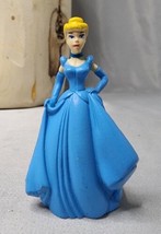 Disney Cinderella Blue Dress Gown PVC Plastic Action Figure Princess 2&quot; - £4.65 GBP