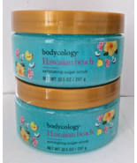 Lot 2 Bodycology Hawaiian Beach Exfoliating Sugar Scrub Rejuvenate Skin 10.5 oz - $20.15 CAD