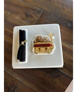 Estee Lauder Pleasures LITTLE RED WAGON Solid Perfume Compact 1999 origi... - $44.55