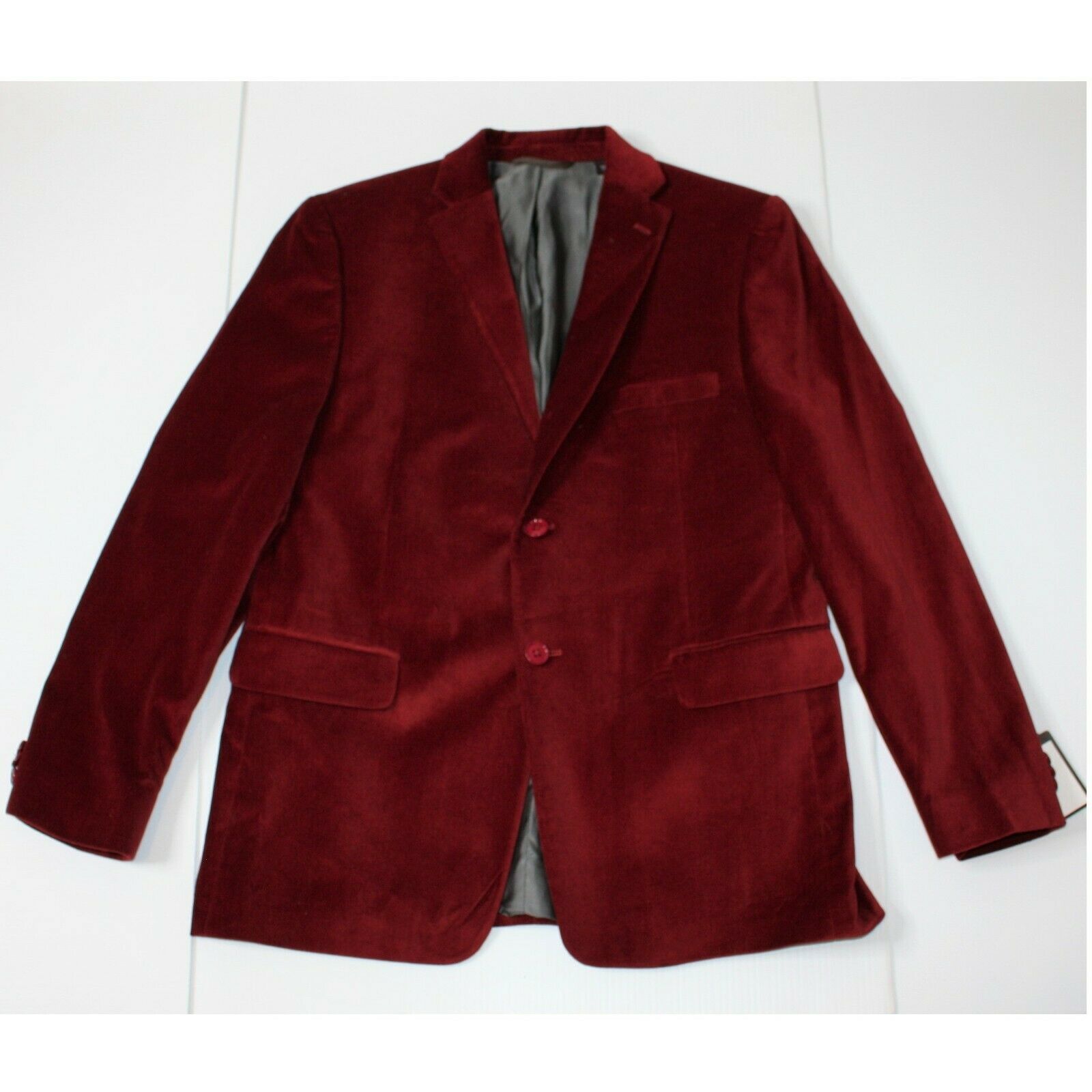 Michael Kors Boy's Burgundy Velveteen Blazer Sport Coat size 20 NWT - $79.99