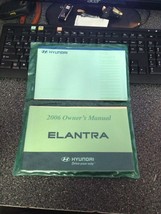 2006 Hyundai Elantra Owners Manual With Case Cover - £13.57 GBP