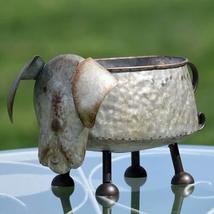 Zaer Ltd. Galvanized Metal Farm Animal Flower Planter Containers (Dog) - $44.50