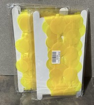 Yellow party decoration curtains Backdrop curtains 4 sets unopened - $13.50