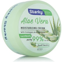 Starky Moisturizing Cream With Collagen and Vitamins Aloe vera 150 ml - $553.47 MXN
