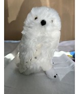 Harry Potter&#39;s Owl Hedwig, White Owl Plush, from Noble Collection 10” - £14.69 GBP