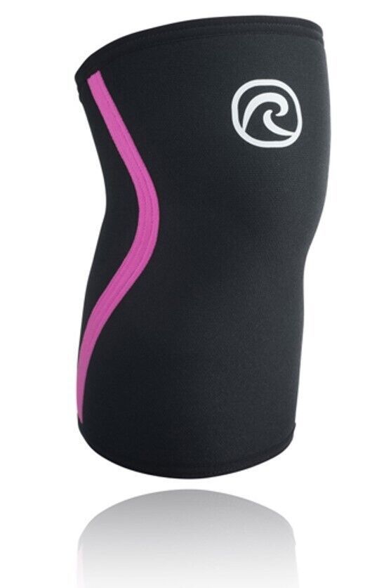 Rehband Rx Knee Sleeve 7mm - Black/Pink - $44.99