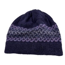 Elaine Ward 100% wool Celtic Knot knit beanie hat new with tags - £19.76 GBP