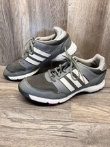 Adidas Adiwear Traxion Men&#39;s Grey/White Athletic Golf Cleats EMG 004002 Size 9.5 - £21.03 GBP