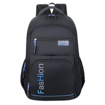 Fashion Men&#39;s Backpack OxCloth Black Waterproof Computer Bag Men&#39;s and Women&#39;s T - £43.72 GBP