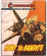 Commando War Stories In Pictures Hunt The Bandits 66 Pages No 1394 Thomp... - $4.94