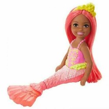 Barbie Dreamtopia Chelsea Mermaid Doll 6.5 Inch Pink Hair Rainbow Cove New - £5.43 GBP