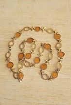 Vintage Necklace Costume Jewelry 30 Inch Circles - £21.37 GBP