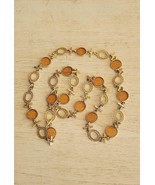 Vintage Necklace Costume Jewelry 30 Inch Circles - £21.34 GBP