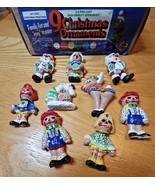 Vintage Wee Crafts Kit 1052 Christmas Creatures Completed Set of 9 Ornam... - $37.18