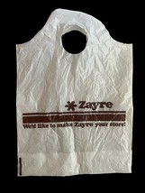 Zayre Discount Plastic Bag We&#39;d like to make Zayre your store! 18”x13” V... - $18.57
