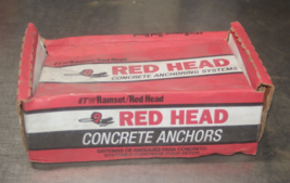 Red Head Concrete Anchors WS-1254 17Pcs - £20.00 GBP