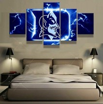 Duke Blue Devils Basketball 5 Piece No Frame Canvas Multi Panel Home Decor Wall - $30.50+