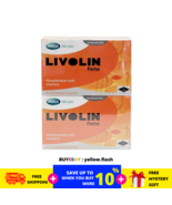 2 cajas 50&#39;S Livolin Forte Liver Cleanse Detox Suplemento vitamínico ENV... - $928.36 MXN