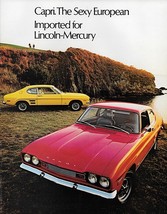 1972 Mercury CAPRI sales brochure catalog US 72 1600 2000 V6 Ford - £6.29 GBP