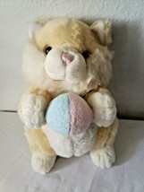 TB Trading Co Pink Cat Bear Plush Stuffed Animal Tan White Pastel Ball C... - £31.56 GBP