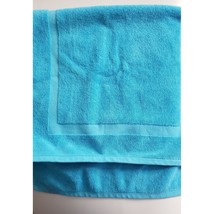 Salbakos Bath Mat  18.5&quot; x 33&quot; Aqua Turkish Cotton - £10.70 GBP