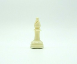 Tournament Chessmen Staunton Replacement Ivory Bishop Chess Piece No.810 Lowe - £2.95 GBP