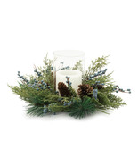 Mixed Pine Juniper Candle Holder 19&quot;D - 851510 - $1,202.15 MXN