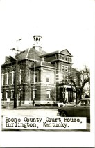 RPPC Boone Contea Tribunale Casa Burlington Ky Street Vista W Auto Q21 - £23.62 GBP