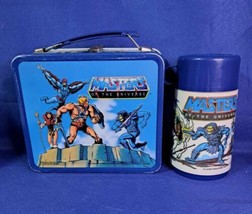 Vintage 1983 Masters Of The Universe Metal Lunchbox With Thermos (No Sku) - $130.89