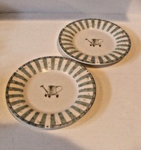 2 Pfaltzgraff NATUREWOOD 8&quot; Salad Desert Plates Portfolio Stoneware USA Watercan - £9.45 GBP