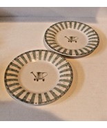 2 Pfaltzgraff NATUREWOOD 8&quot; Salad Desert Plates Portfolio Stoneware USA ... - $216.61 MXN