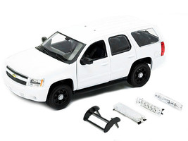 2008 Chevrolet Tahoe Unmarked Police Car White 1/24 Diecast Car Welly - $40.69