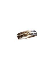 Silver Ring Size 7 Unique Design - $7.19